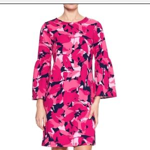 Banana Republic, sheath dress, bell sleeves